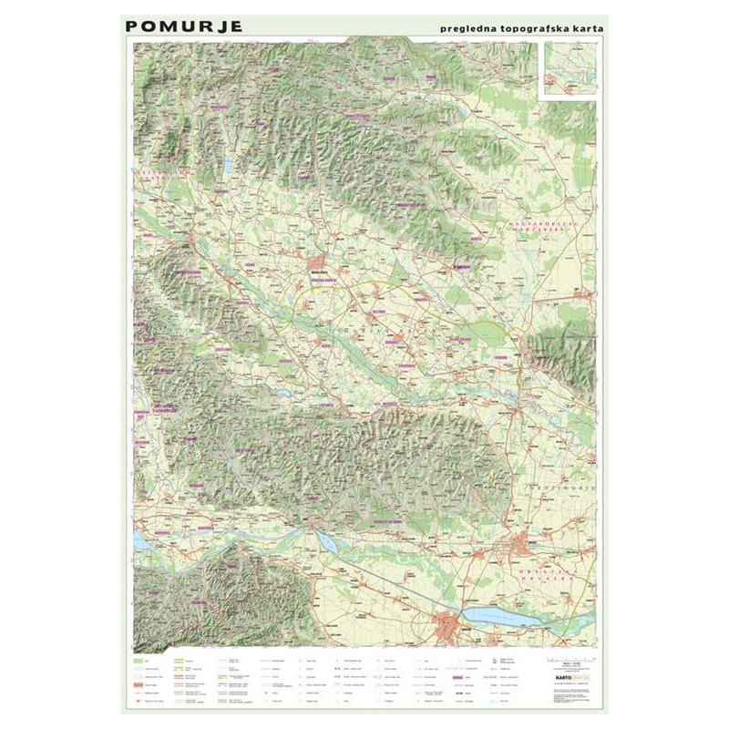 Stenska regijska karta POMURJE