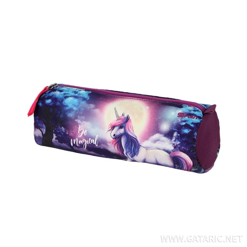 Set šolska torba samorog - unicorn School bag set ''BE MAGICAL'' PROLIGHT 5-Pcs (LED buckle)