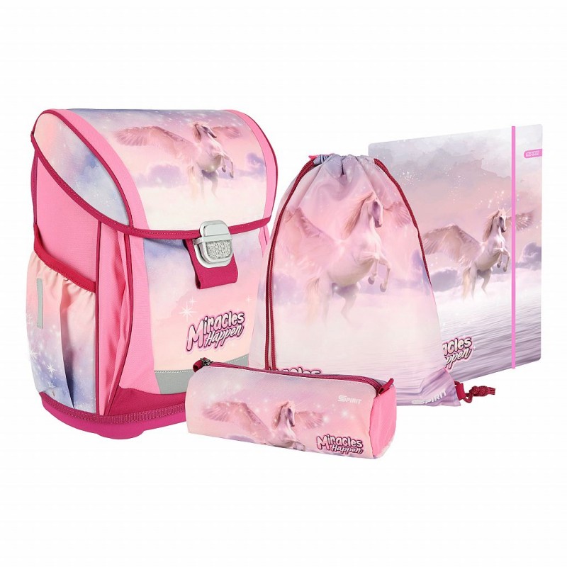 Lahka šolska torba konjiček