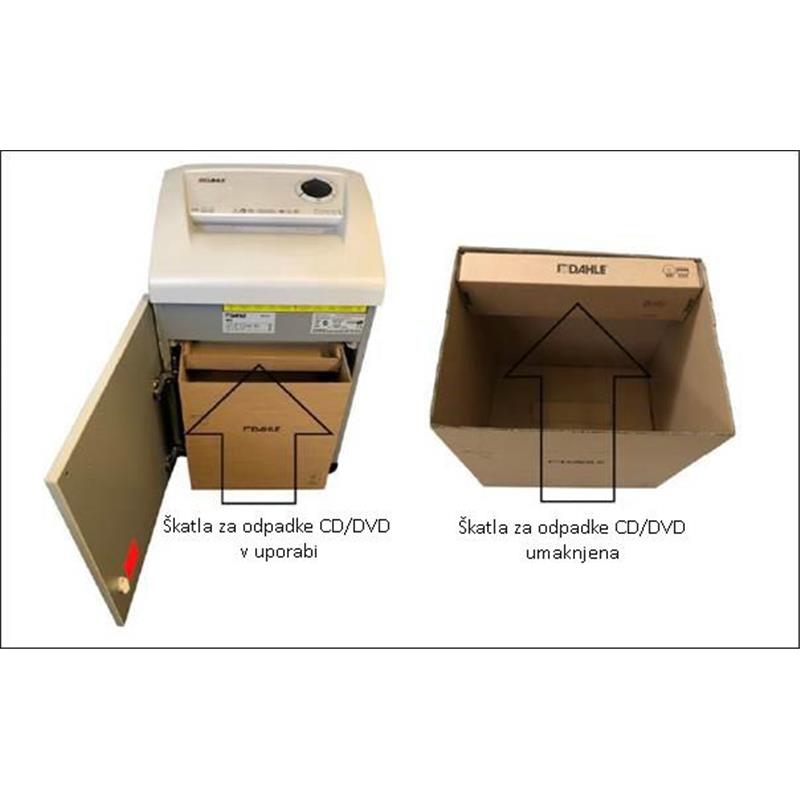 Dahle Kartonska škatla za uničevalnike 40 l