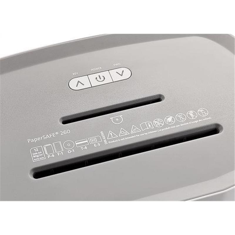 Dahle Uničevalnik dokumentov PaperSAFE PS 260 P-4, 12 listov, 25l