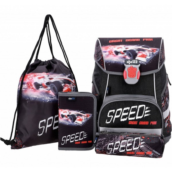 šolski 4-delni set abc123 led formula