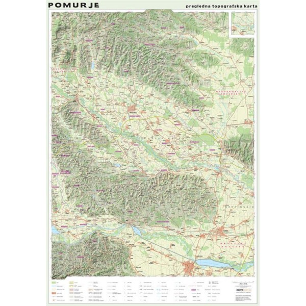Stenska regijska karta POMURJE