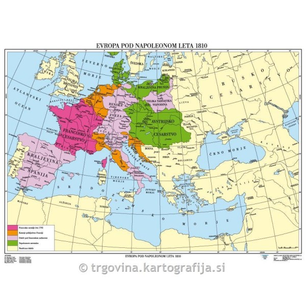 Evropa pod Napoleonom leta 1810 - CP
