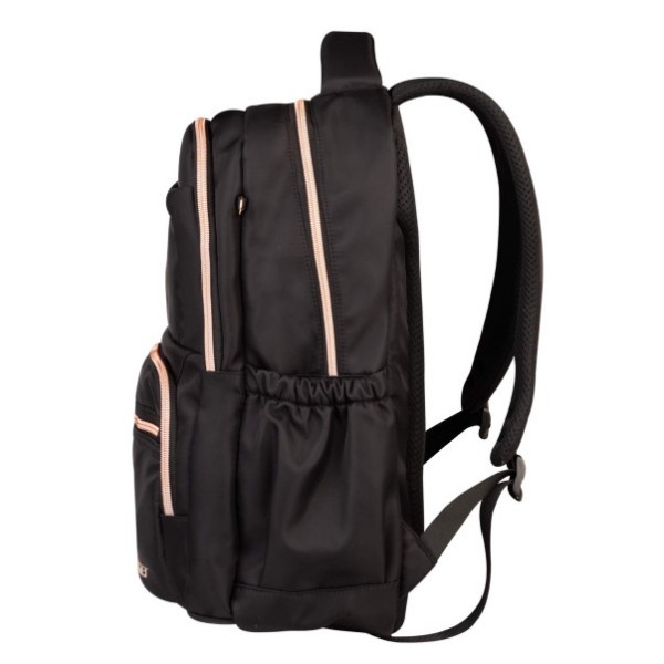 ŠOLSKI NAHRBTNIK TARGET S PERESNICO SET GLAMMER DEEP BLACK 28711 ***