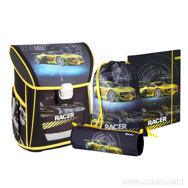 Lahka šolska torba Spirit 4-delni ABC set 