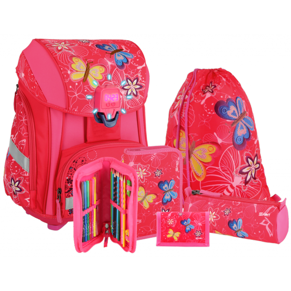Šolski 5-delni set Smart Premium Butterfly