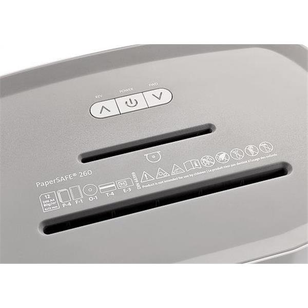 Dahle Uničevalnik dokumentov PaperSAFE PS 260 P-4, 12 listov, 25l