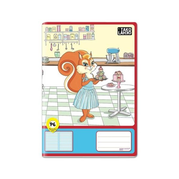 TAKOLAHKO A4 P6 Zvezek TakoLahko A4 pisanje P6 - ČRTE