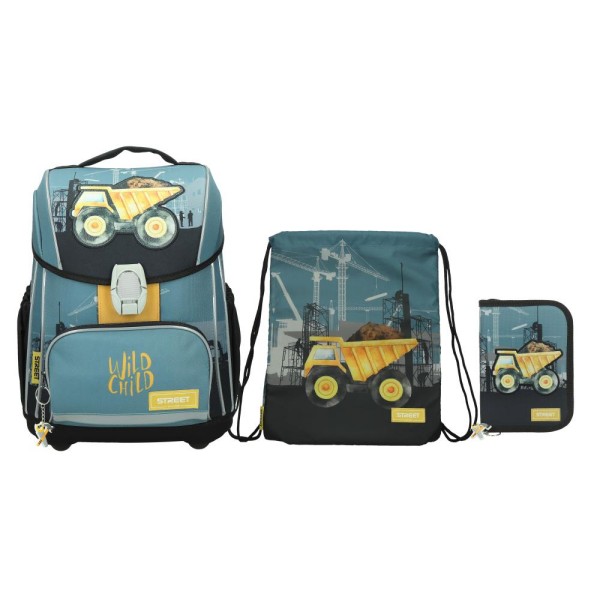 Set šolska torba 3/1 Construction