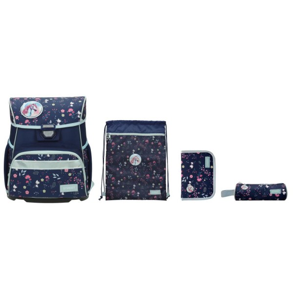 Set lahka šolska torba 4/1 Magical Blossom