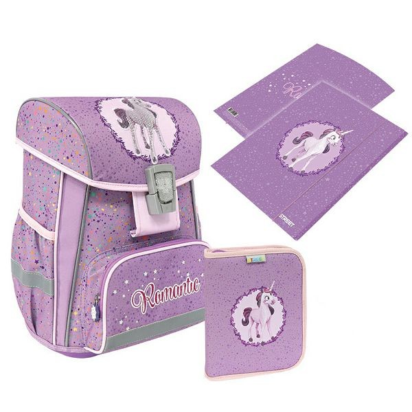  ŠOLSKA TORBA STREET ABC Romantic 3/1 anatomska  konjiček***237723