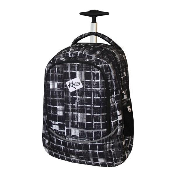 NAHRBTNIK ŠOLSKI TROLLEY 2 v 1 KAOS METAL MAYPOLE 33381