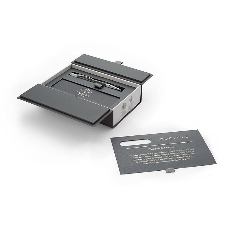 Kemični svinčnik Parker Duofold Chevron črna