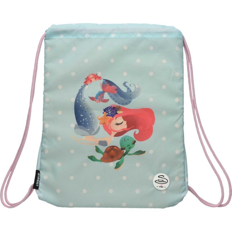 VREČKA ZA COPATE MERMAID -mala morska deklica RUMENA 