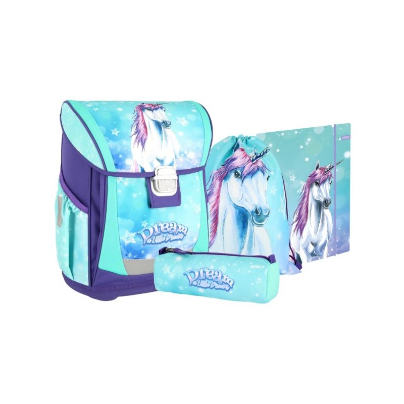 Komplet Lahka šolska torba Spirit 4-delni ABC set