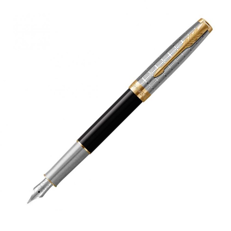 Pero nalivno parker sonnet metal črna gt 160413