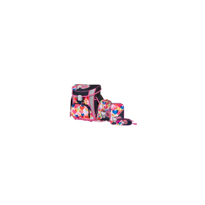 Šolska torba za prvošolko Hello Kitty TARGET SET 4/1