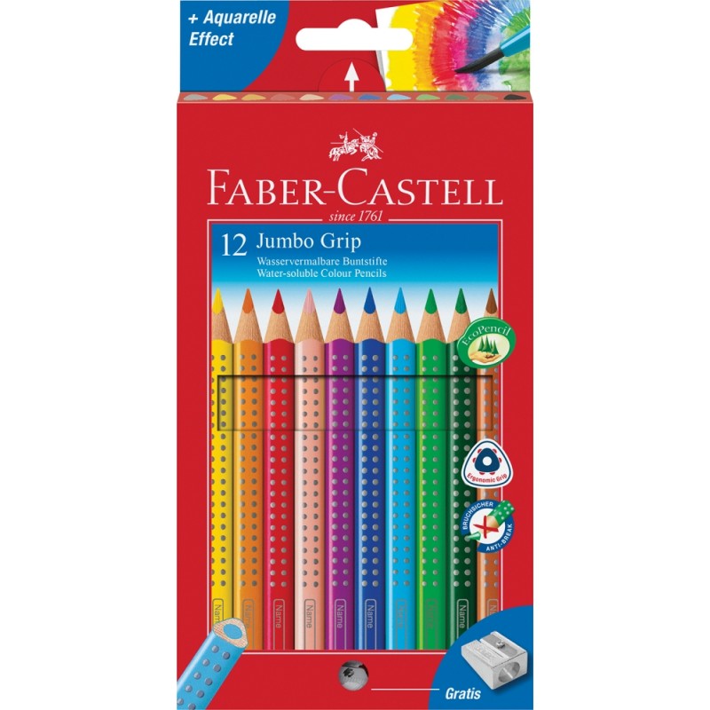 Barvice Faber-Castell Grip Jumbo 12/1