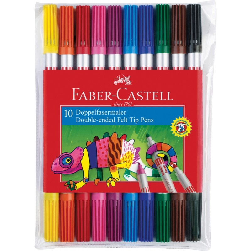 Flomastri Faber-Castell obojestranski 10