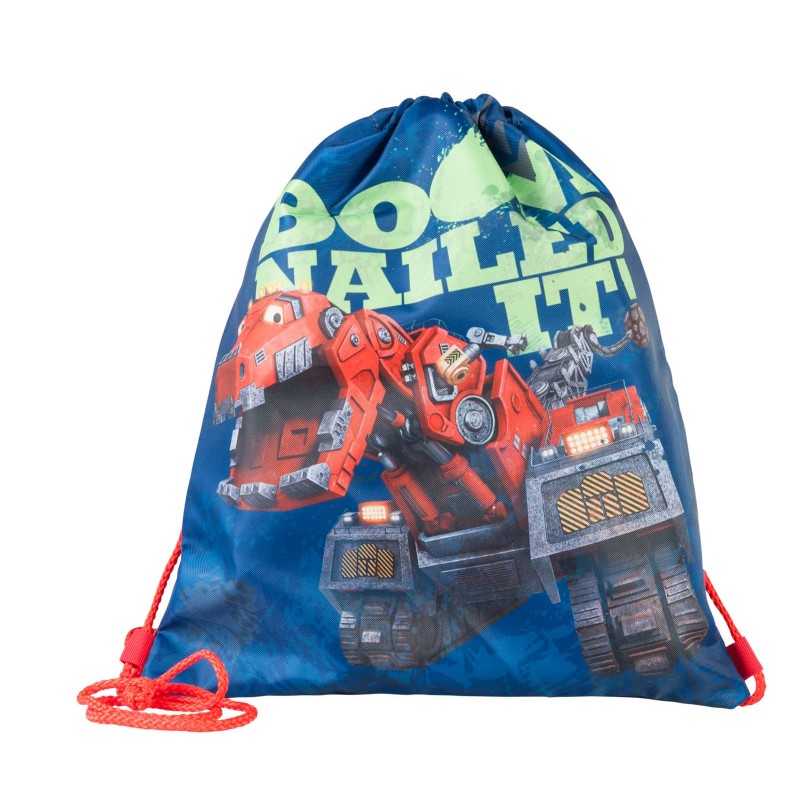 GYM BAG DINOTRUX- VREČKA ZA COPATE DINOZAVRI TRANSFORMERJI