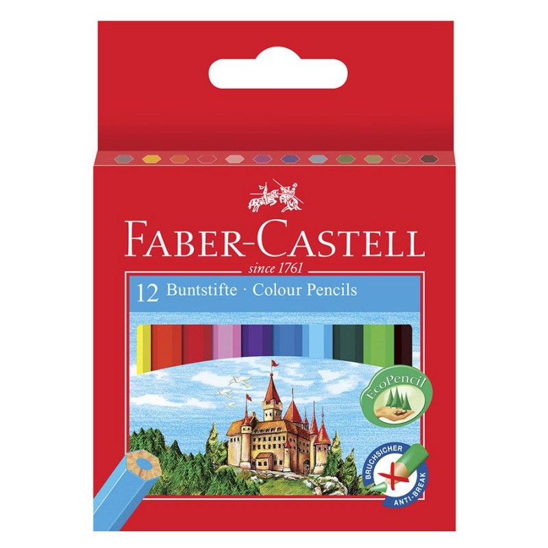 Barvice Faber-Castell Hex Kratke 12/1