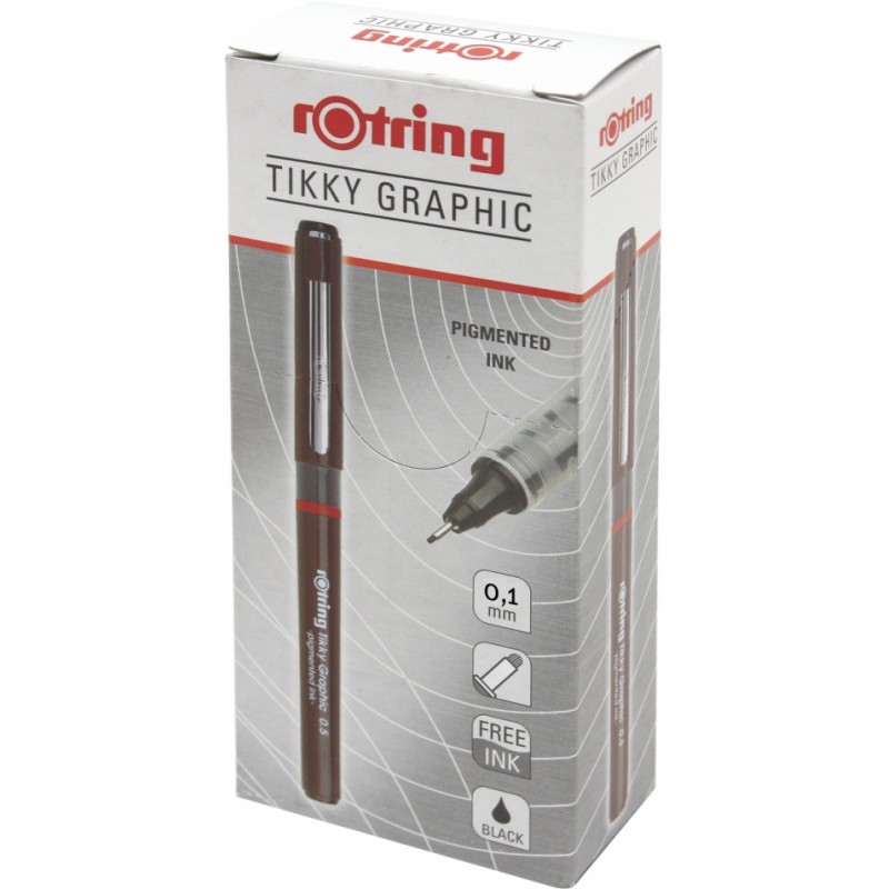 Grafično pisalo Rotring Tikky graphic 0,1 mm 06067