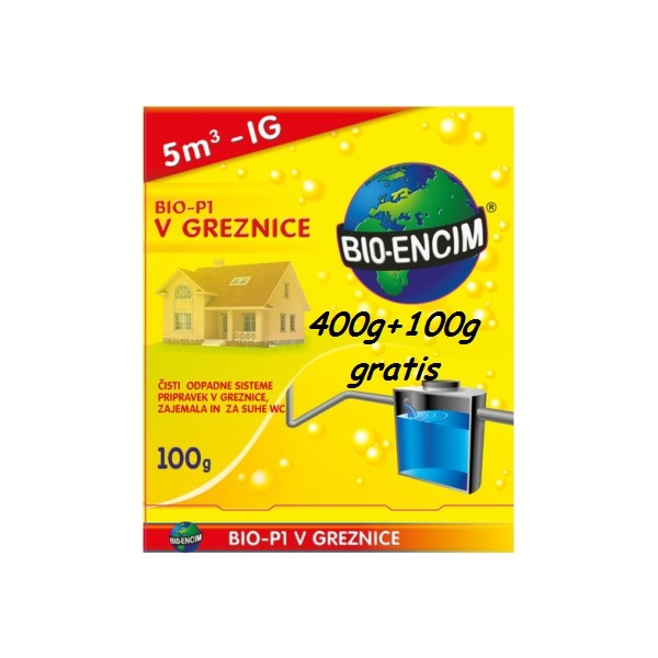 BIO-P1 ZA GREZNICE akcija 400g+100g gratis