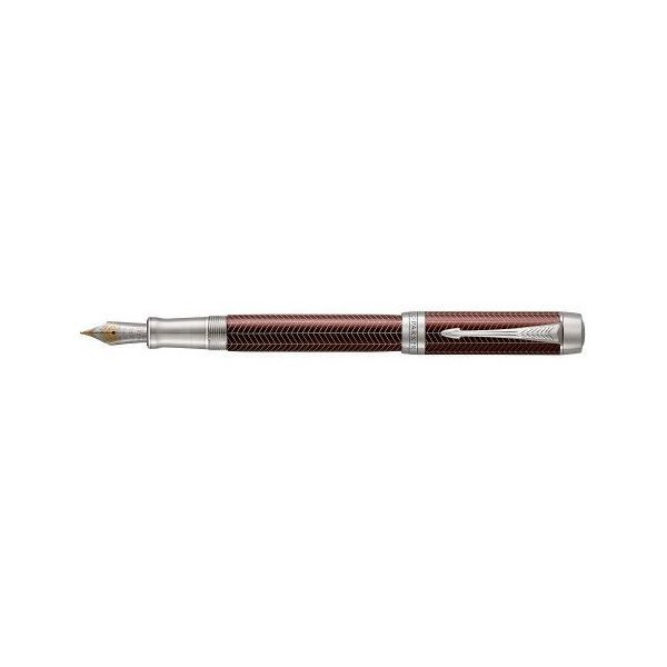 PERO NAL. PARKER DUOFOLD BURGUNDY CHEVRO