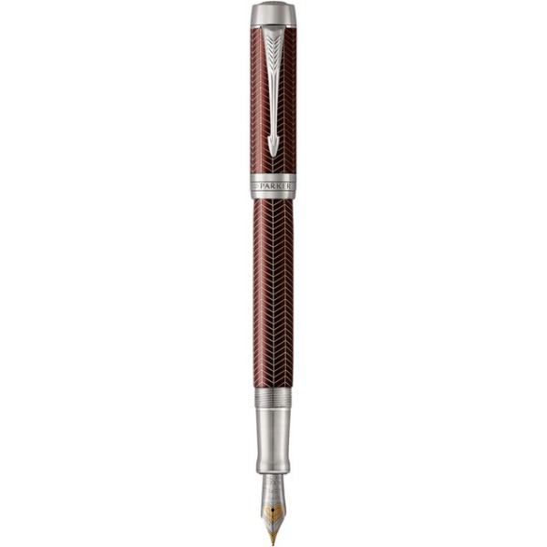 PERO NAL. PARKER DUOFOLD BURGUNDY CHEVRO