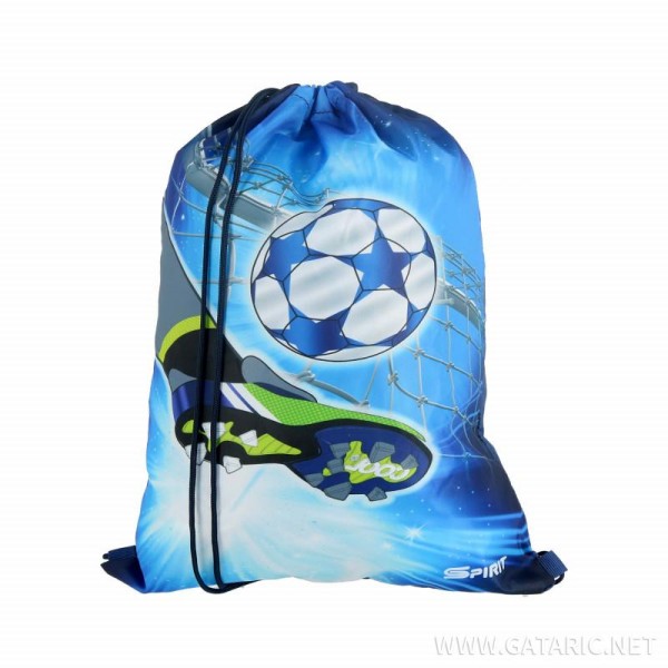 Set šolska torba nogomet Spirit 5-delni ABC set "PREMIUM SMART" FOOTBALL BLUE