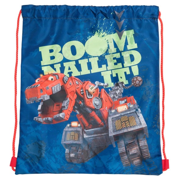 GYM BAG DINOTRUX- VREČKA ZA COPATE DINOZAVRI TRANSFORMERJI