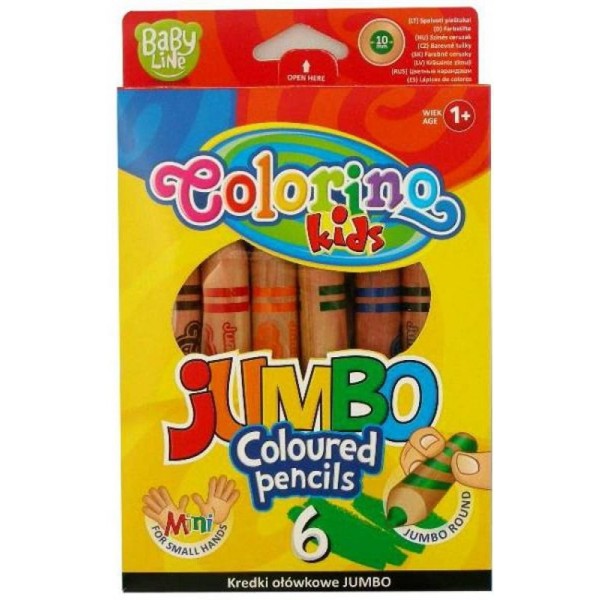 Barvice jumbo okrogle otroške