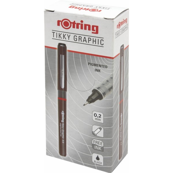 Grafično pisalo Rotring Tikky graphic 0,2 mm 06068