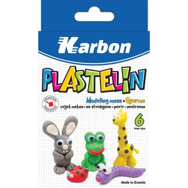 PLASTELIN KARBON 6/1