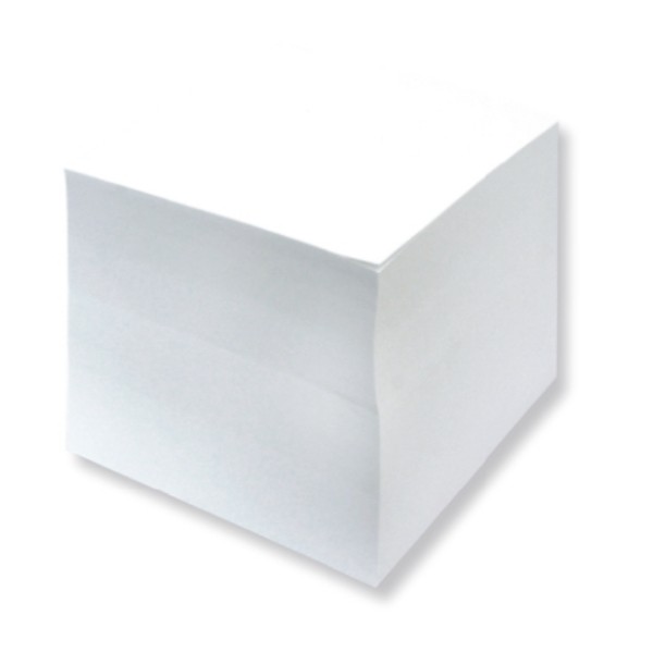 Bela papirna kocka 95 x 95 mm