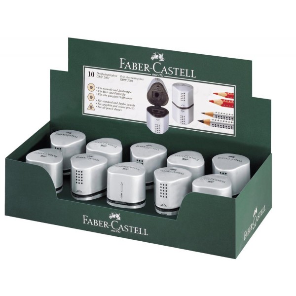 Šilček Faber-Castell Grip siva