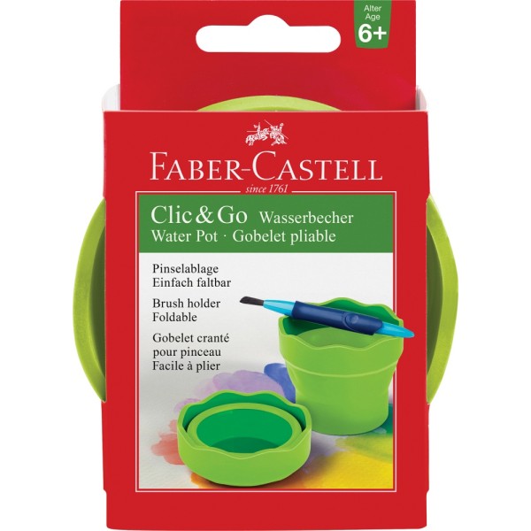 Lonček Faber-Castell Click&Go svetlo zelen