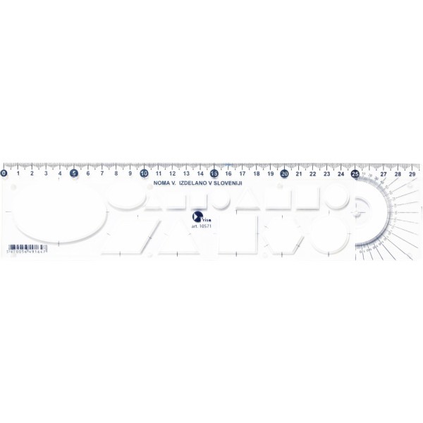 Ravnilo - Šablona Noma 5 30cm