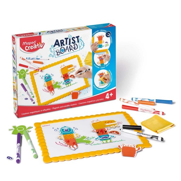 SET KREATIVNI MAPED MAGNETNA TABLA