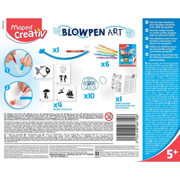 SET KREATIVNI MAPED BLOW PEN