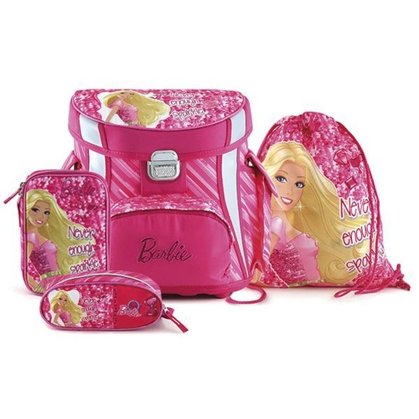 Lahka šolska torba - komplet z motivom Barbie