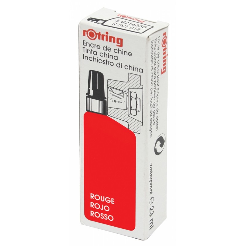 Tuš Rotring 23ml RDEČ 06022