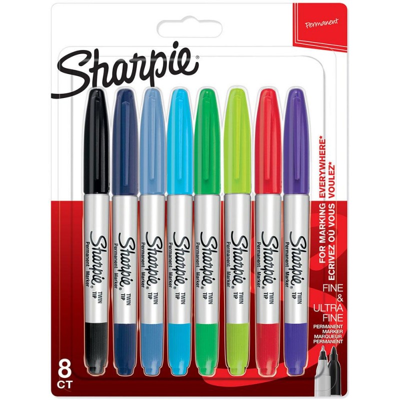 MARKER SHARPIE DUO 8/1 SORT