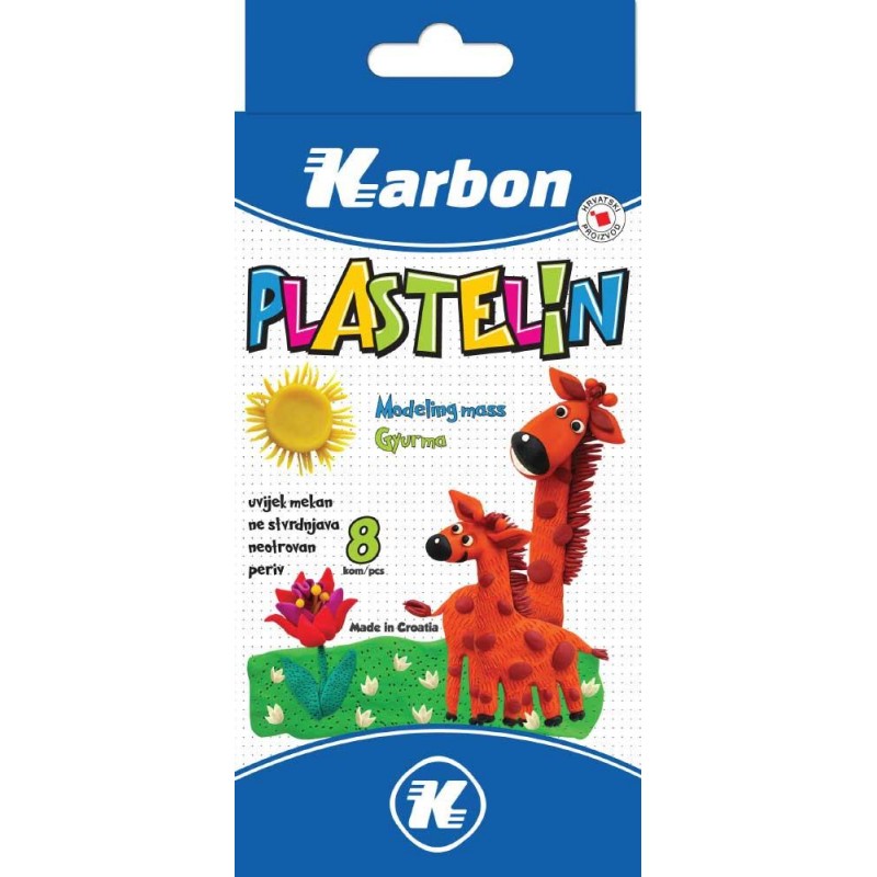 PLASTELIN KARBON 8/1