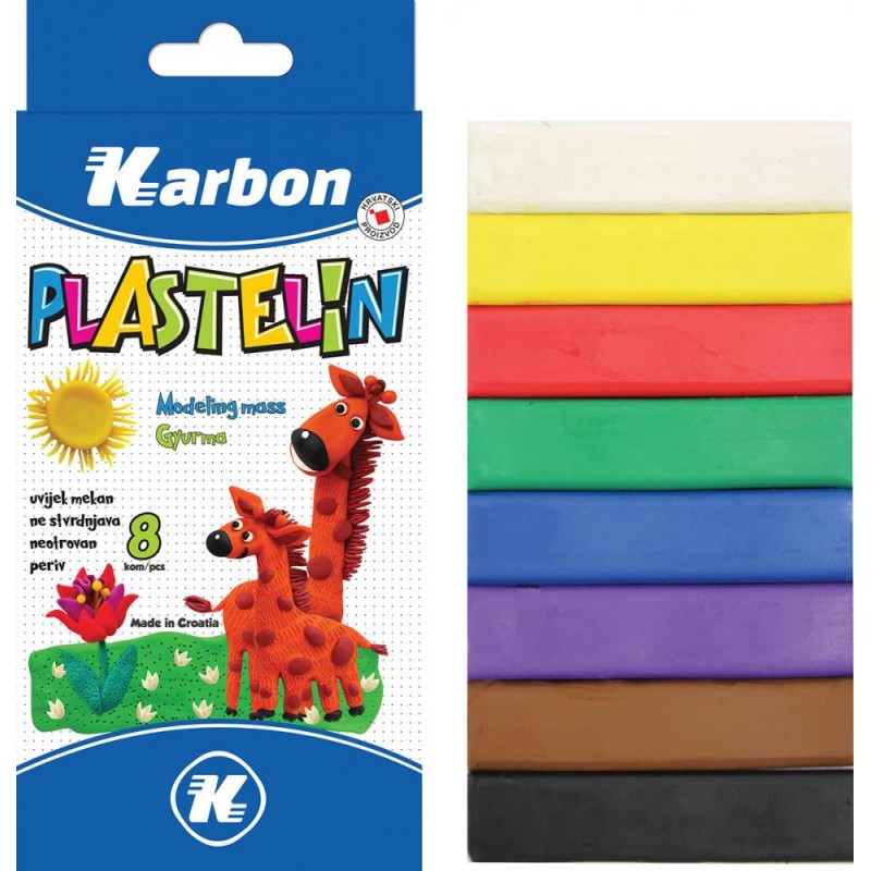 PLASTELIN KARBON 8/1