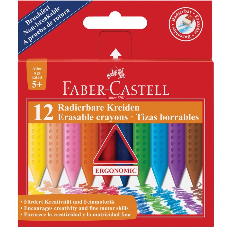 Voščenke Faber-Castell Grip 12/1