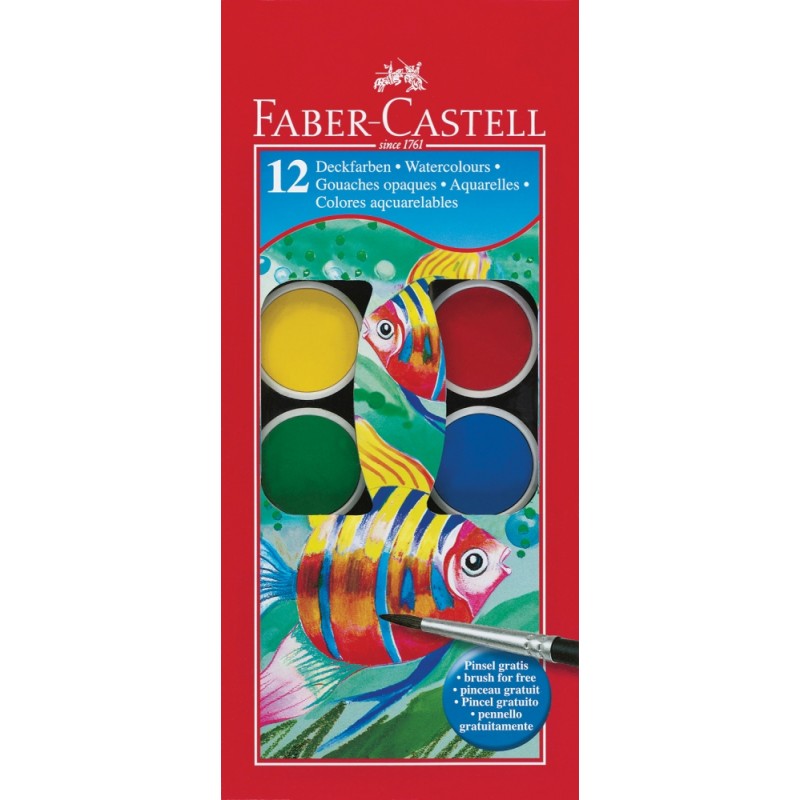 Vodene barvice Faber-Castell 12/1