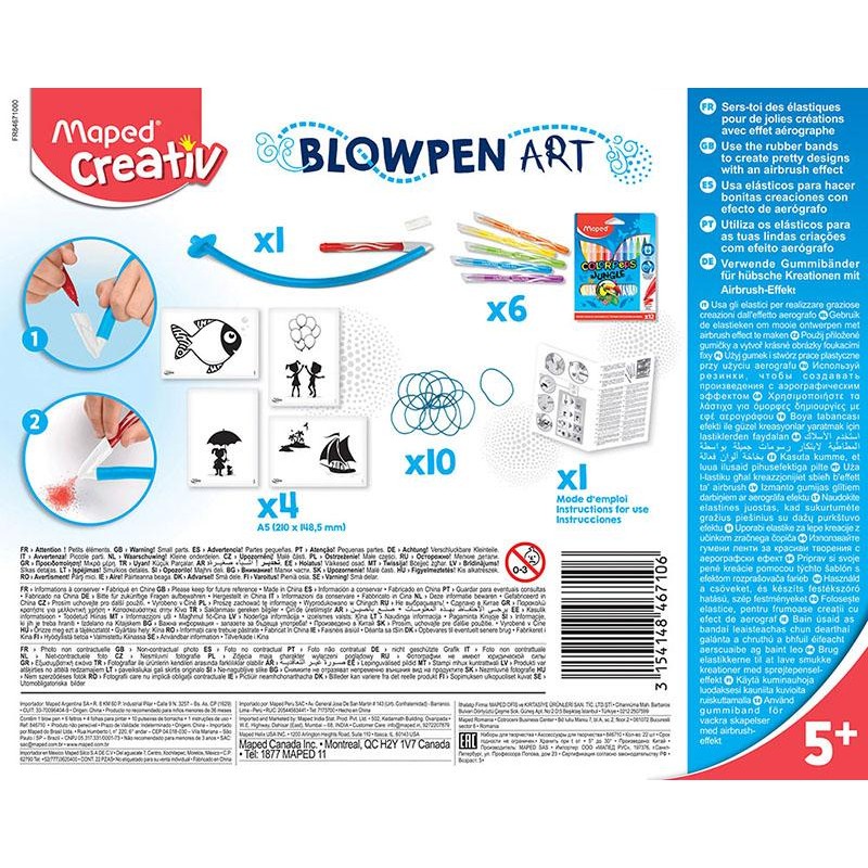 SET KREATIVNI MAPED BLOW PEN