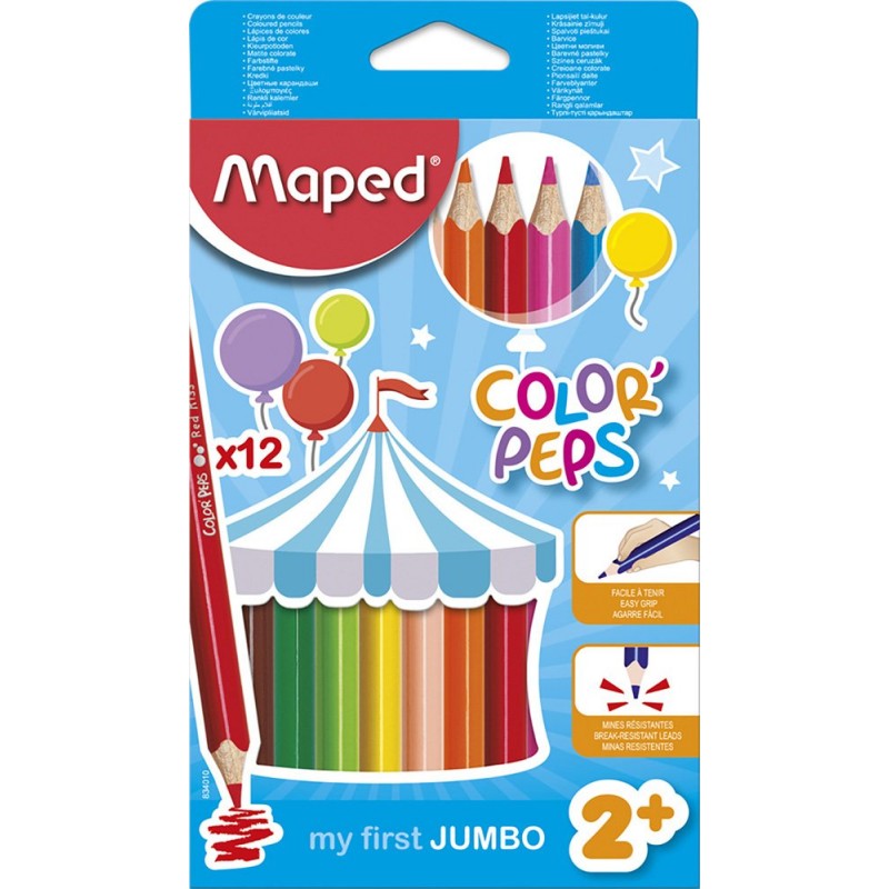 Trirobe barvice Maped Color'peps Maxi